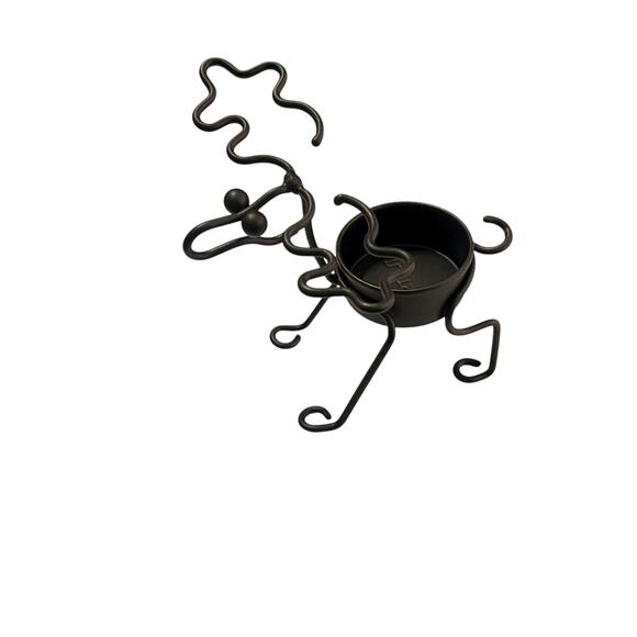 Partylite Metal Moose Tea Light Votive Holders - Picture 2 of 5